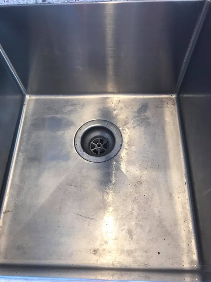 Stainless steel scratches in sink